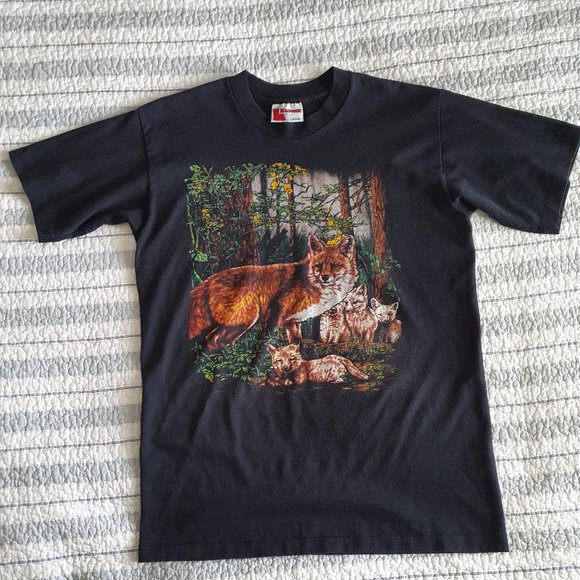 Vintage Holoubek Black Fox T-Shirt - Picture 1 of 5